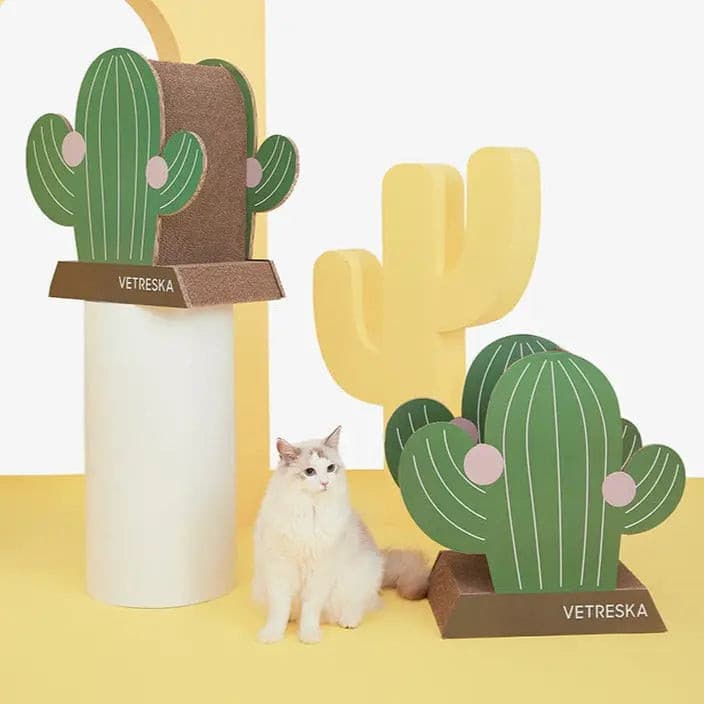 VETRESKA Fruity Cat Scratcher Post- Cactus
