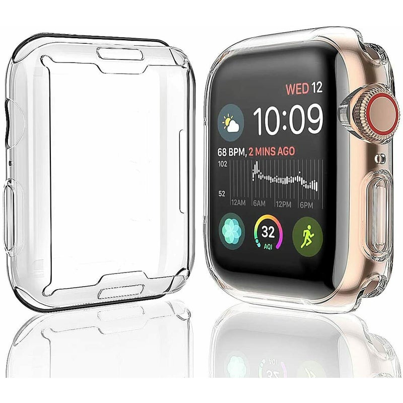 2X For Apple Watch Series 7 45/41mm Soft Full Bumper Case Cover Screen  Protector - MyDeal