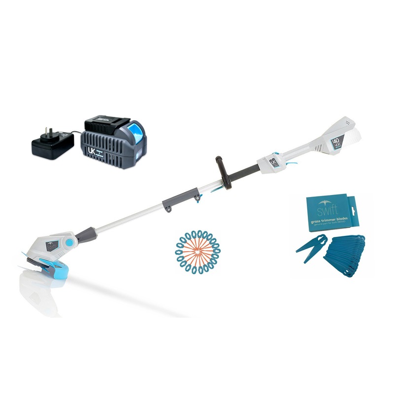 Buy 40v CORDLESS BATTERY Whipper Snipper (Include battery and charger) Bonus 20pcs Blades + 20pc