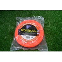 Commercial trimmer line ellispe twist 2.4MM X 1LB black 95M