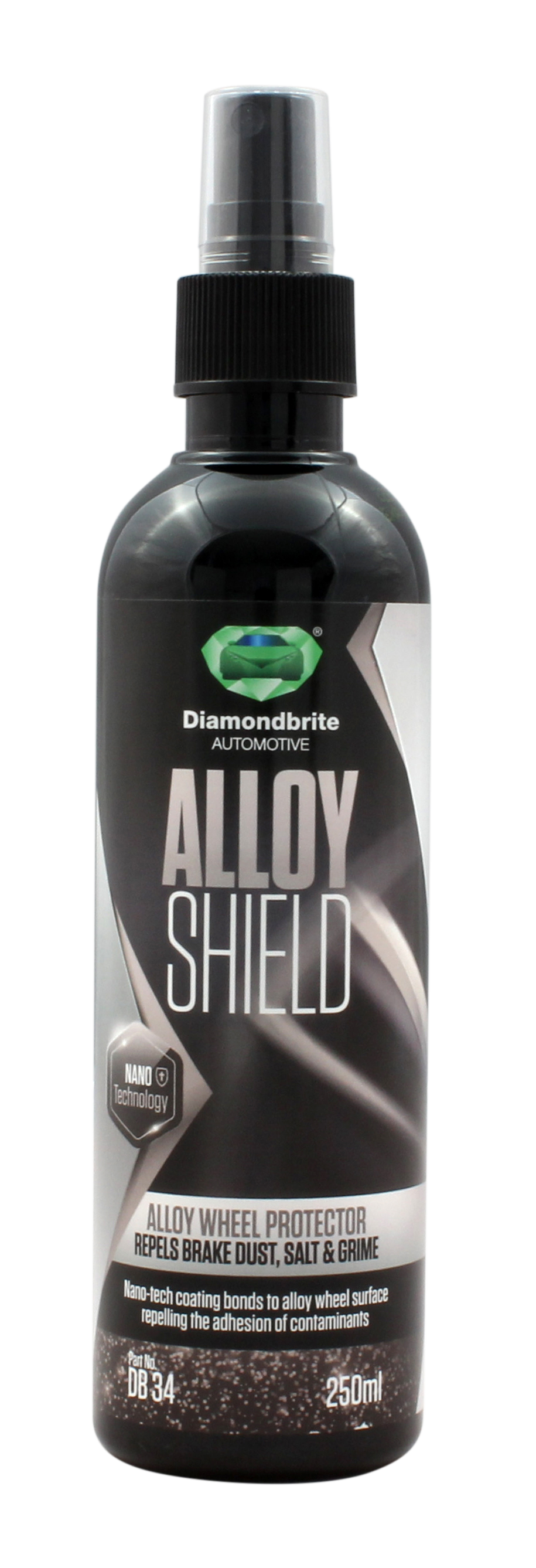 AIMEX AUTOMOTIVE ALLOY SHIELD WHEEL PROTECTOR CLEANER - NANO TECHNOLOGY - PROTECTIVE COATING - PREMIUM QUALITY CAR CARE - 250 ML - MADE IN UK