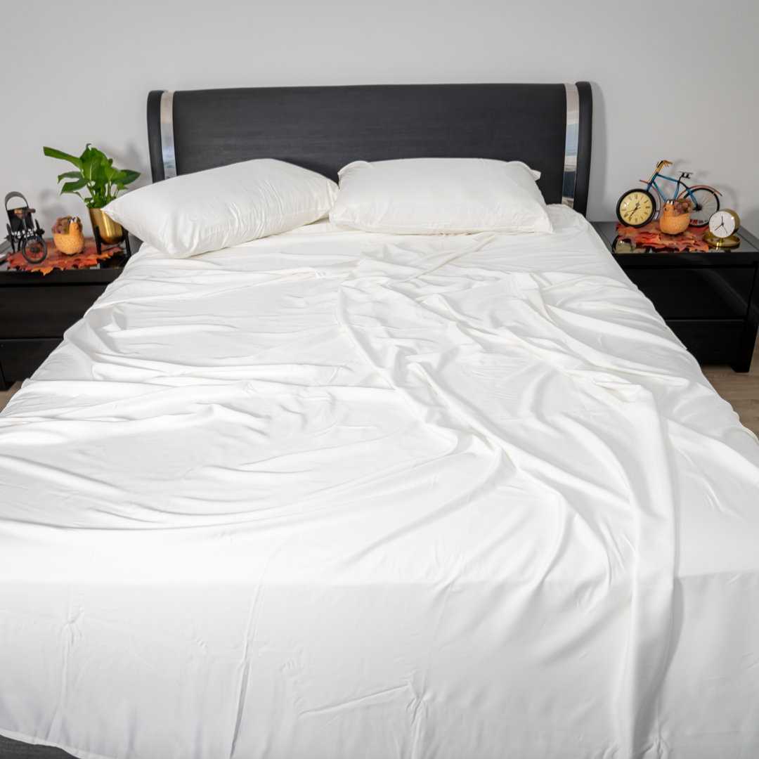 OzComfort 100% Tencel Lyocell Eco-friendly Flat Bed Sheet - King Queen Double Single