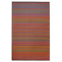 180x270 CM Recycled Plastic Outdoor Rug Waterproof Reversible Multicolour Cancun