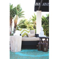 180x270cm Istanbul Recycled Plastic Outdoor Rug and Mat