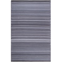 Cancun Midnight Outdoor Rug - Weatherproof Rug, Recycled Plastic, Sustainable, Eco Friendly UV Resistant, Durable Outdoor, Patio Rug, Fade Resistant