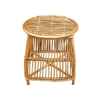 Cane Side Table
