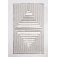 Denver Grey And Ivory P.E.T Indoor Outdoor Rug Modern Rug Soft and Plush Carpet