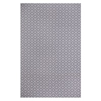 Kimberley Grey and White Recycled Plastic Outdoor Rug and Mat