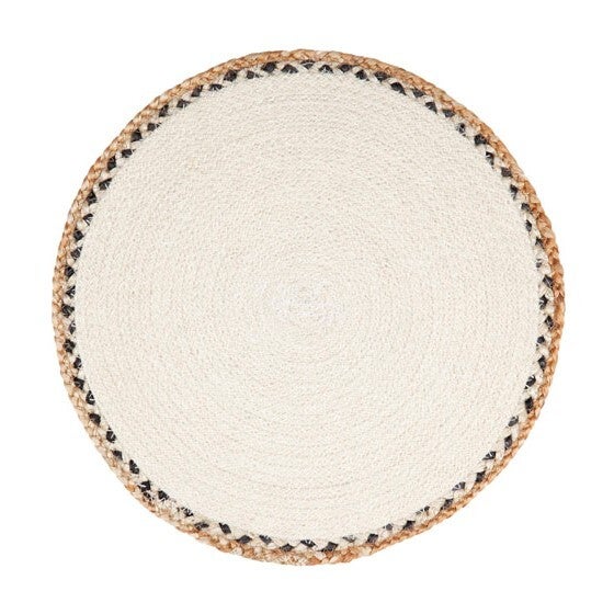 Linnet Jute Braided Round Placemat (Set Of 4)
