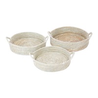 Mowdok (set of 3) Handmade Trays