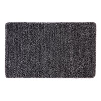 Nonslip Multipurpose Floor Mat Doormat Kitchen Mat Super Absorbent Polycot Black - Anti-slip, Secure Backing, Non-slip Grip, Safety Mat, Stay-in-place