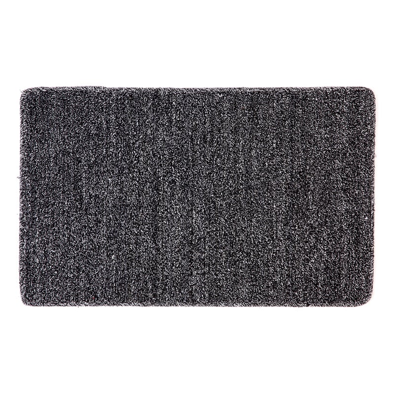 Nonslip Multipurpose Floor Mat Doormat Kitchen Mat Super Absorbent Polycot Black