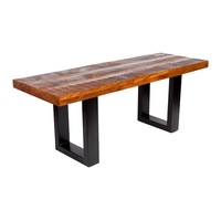 Nova Small Wooden Bench Seat Stool Entryway Hallway Dinning Bedroom Furniture Ottoman 120cm