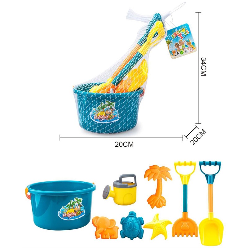 Buy 9 Pc Sand Bucket W Access Beach Set MyDeal