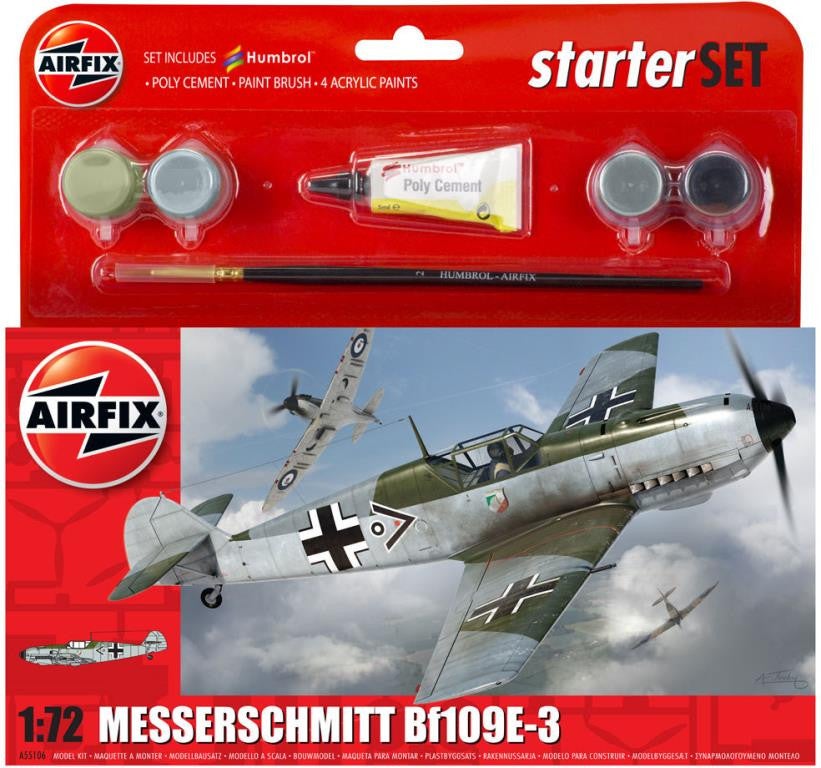 Airfix Messerschmitt Bf 109E Starter Set