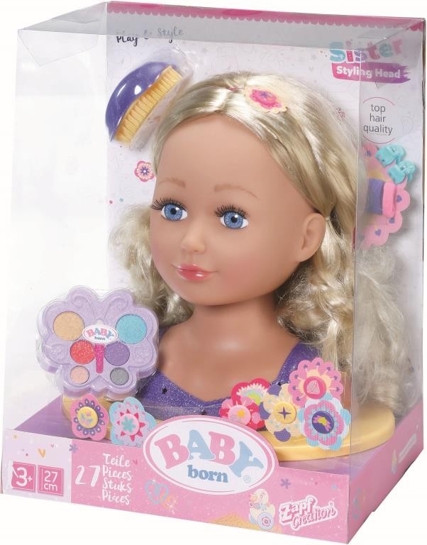 Buy Baby Born Sister Styling Head - MyDeal