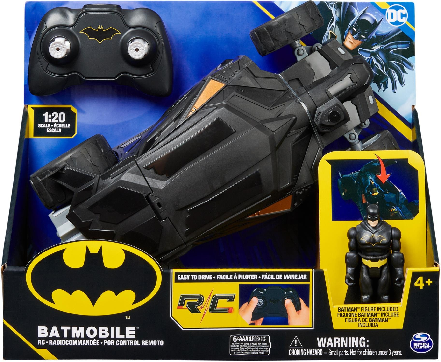 Buy Batman 1:20th Batmobile RC - MyDeal Australia