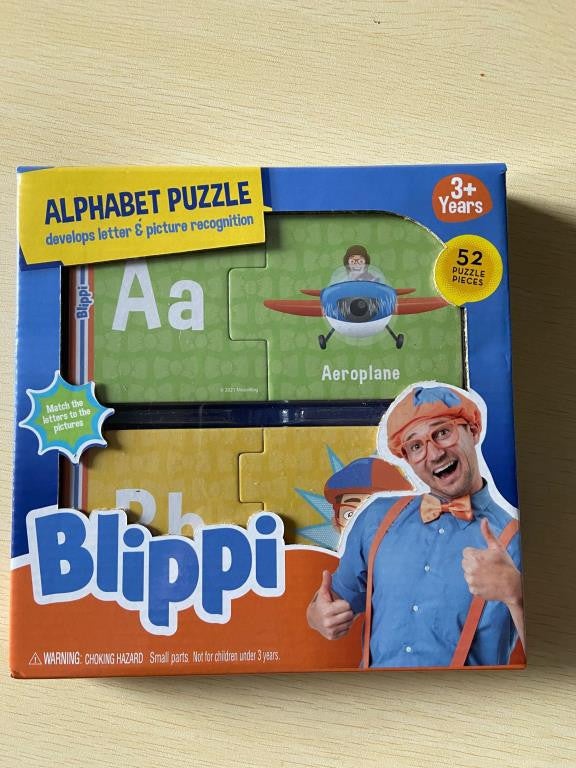 Blippi 52Pc Alphabet Puzzle