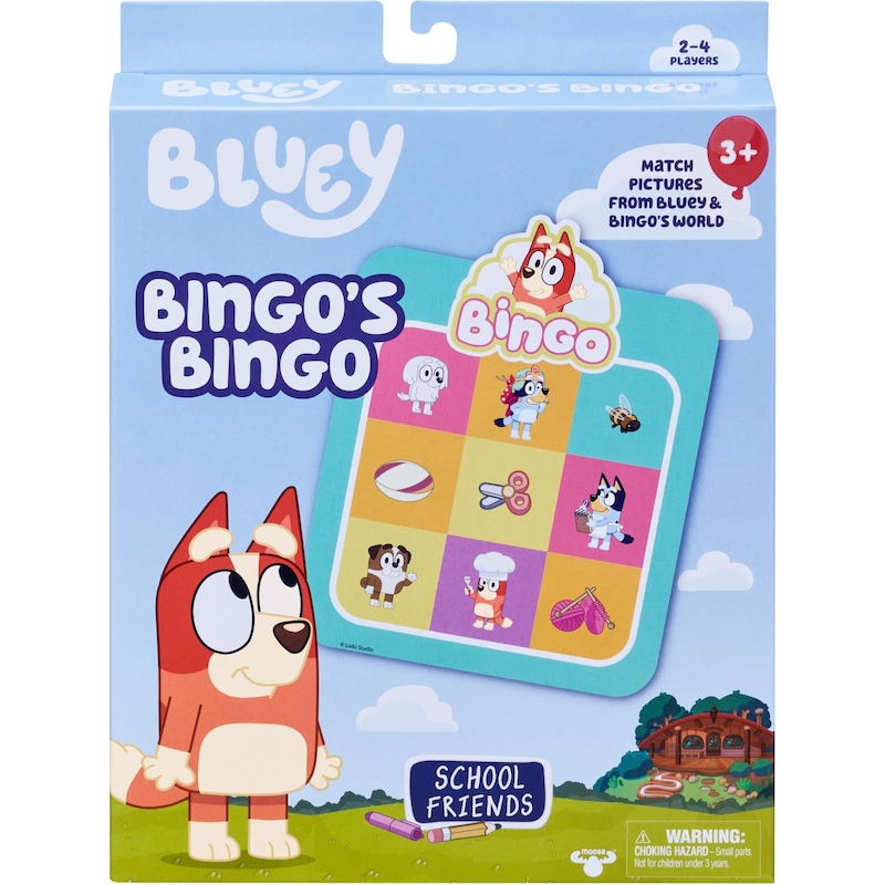 Buy Bluey Bingo's Bingo Game - School Theme - MyDeal