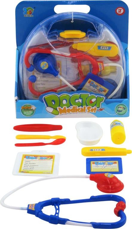 Complete Doctor Carry Case - 10Pcs Play Set
