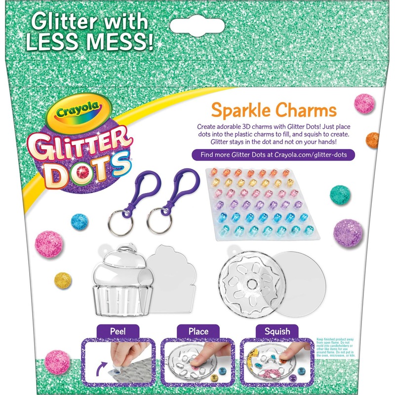 Buy Crayola Glitter Dots Sparkle Charms MyDeal