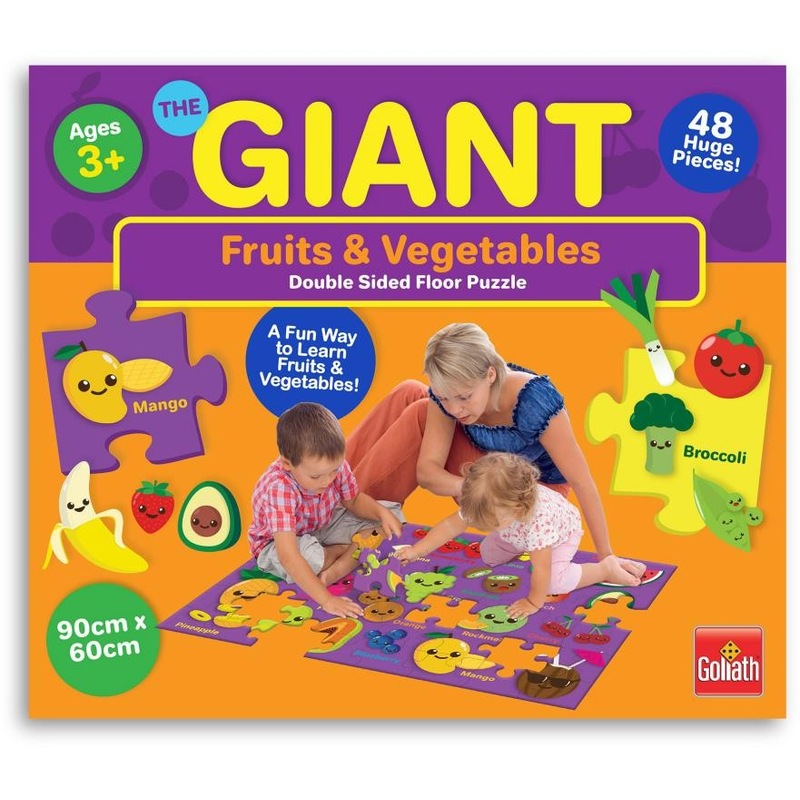 Buy Giant Floor Puzzle 48Pc Fruit & Vegetables MyDeal