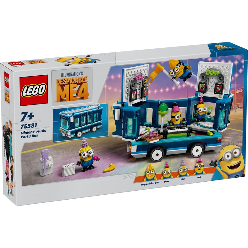 Buy LEGO Despicable Me Minions Music Party Bus 75581 - MyDeal