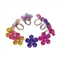 Pink Poppy - Daisy Sparkly Rings