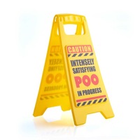 Poo Warning Sign