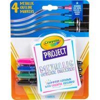 Project 4Ct Metallic Outline Markers