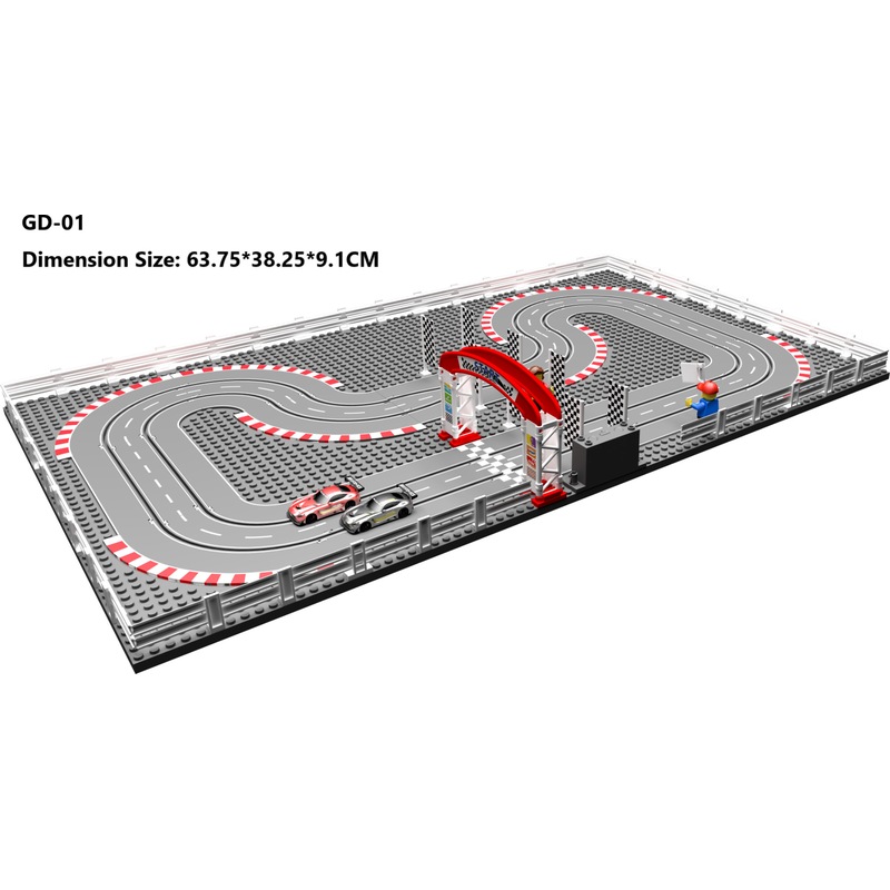Buy Rusco Build Me 15 Pc. Block Slot Car Set Set RTR MyDeal