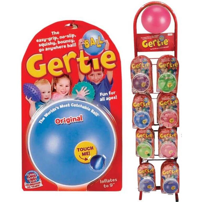 Original Small World Toys Gertie Ball 9" Latex Free Soft Squishy Catchable New 