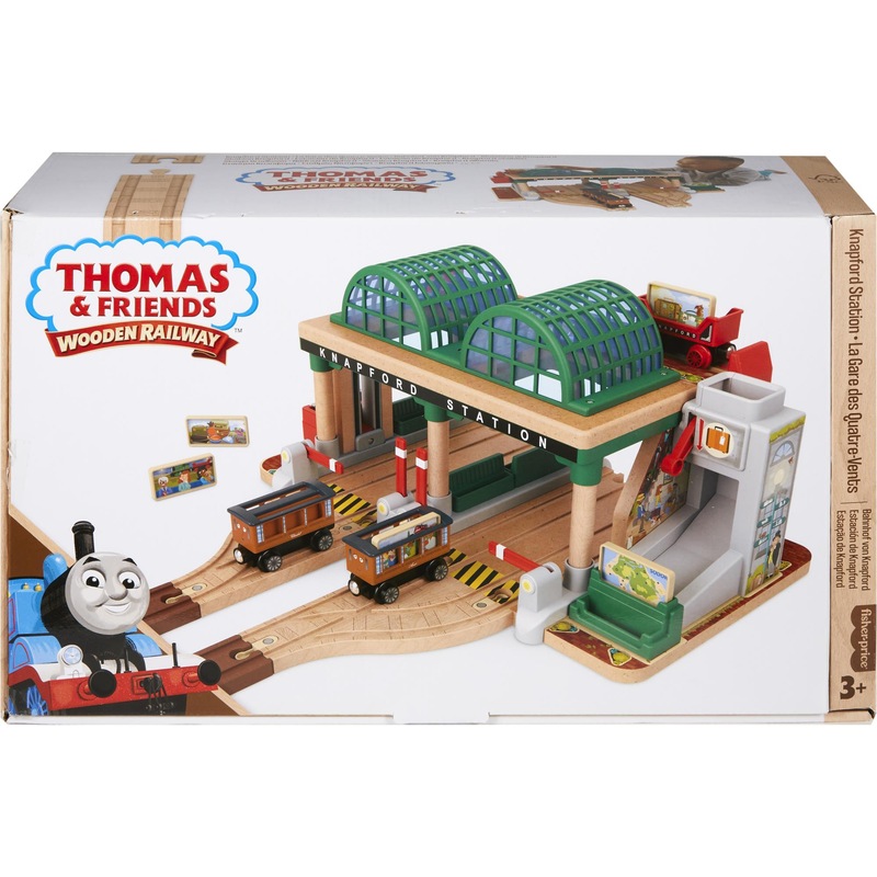 Buy Thomas Wooden Railway Knapford Station Passenger Playset - MyDeal