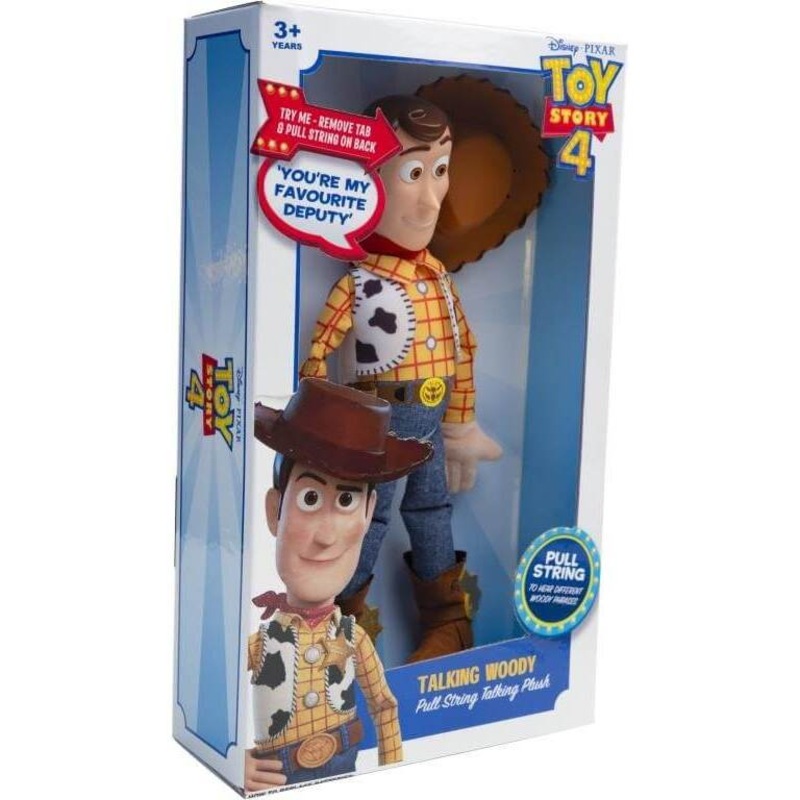 Buy Toy Story 4 Talking Plush Woody MyDeal