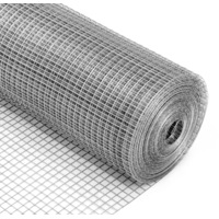 YES4PETS 1 x 10M Galvanised Wire Mesh Garden Pet Chicken Coop Fencing Bird Netting Mesh