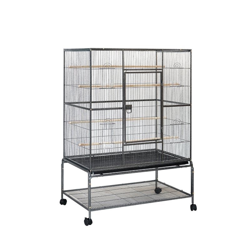 Buy YES4PETS 140 cm Large Bird Cage Parrot Budgie Aviary With Stand ...