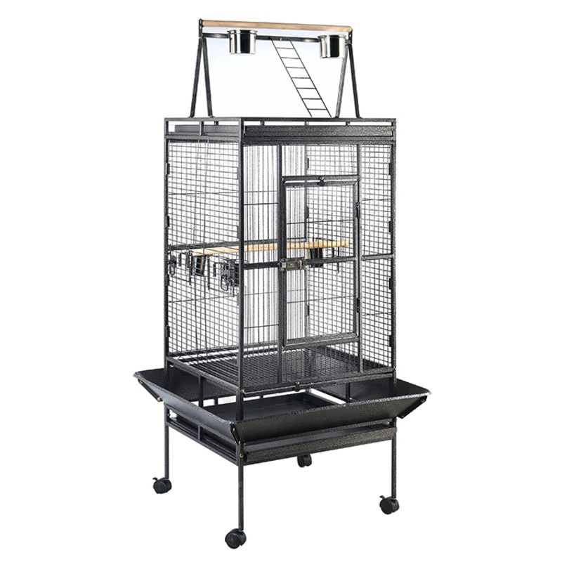 Buy 174 cm Large Bird Budgie Cage Parrot Aviary With Wheel - MyDeal