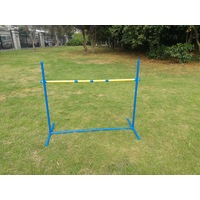 YES4PETS 4 x Portable Dog Puppy Training Practice Jump Bar Poles Agility Post