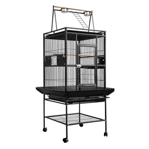 Bird Parrot Cage with Stand Cockatiel Amazon African Grey Caique Conure ...