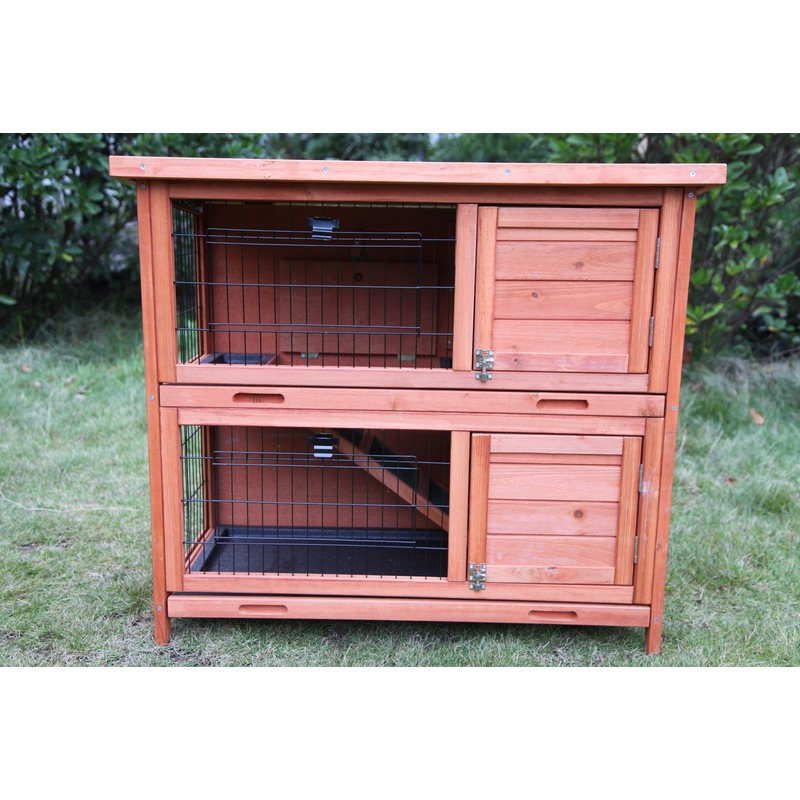 Buy YES4PETS Double Storey Rabbit Hutch Guinea Pig Cage Ferret Cage