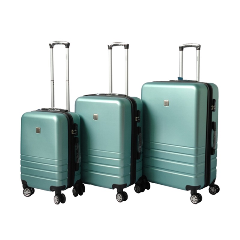 Buy Expandable ABS Luggage Suitcase Set 3 Code Lock Travel Carry Bag