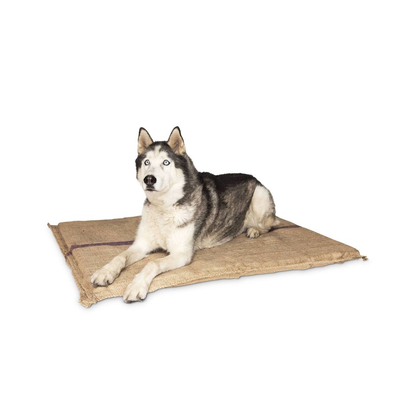 Buy Jumbo Hessian Pet Dog Puppy Bed Mat Pad House Kennel Cushion With