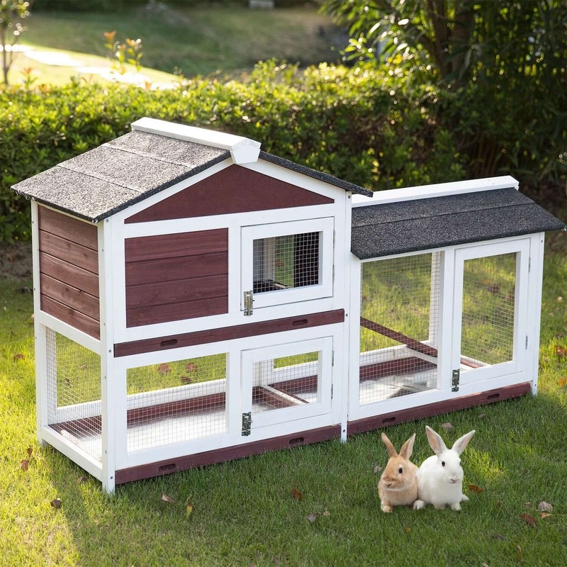 Buy YES4PETS Double Storey Large Rabbit Hutch Guinea Pig Cat Cage