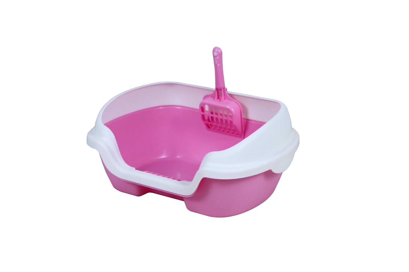YES4PETS Small Portable Cat Kitten Toilet Litter Box Tray with Scoop
