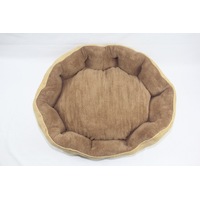YES4PETS Washable Beige / Grey / Red Fleece Soft Pet Dog Cat Bed-Large