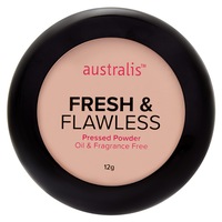 Australis AC Fresh and Flawless Pressed Powder Makeup - Darkest Brown Matte