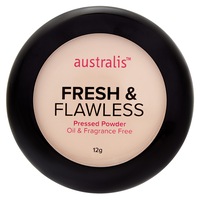 Australis AC Fresh and Flawless Pressed Powder Makeup - Light Beige Matte