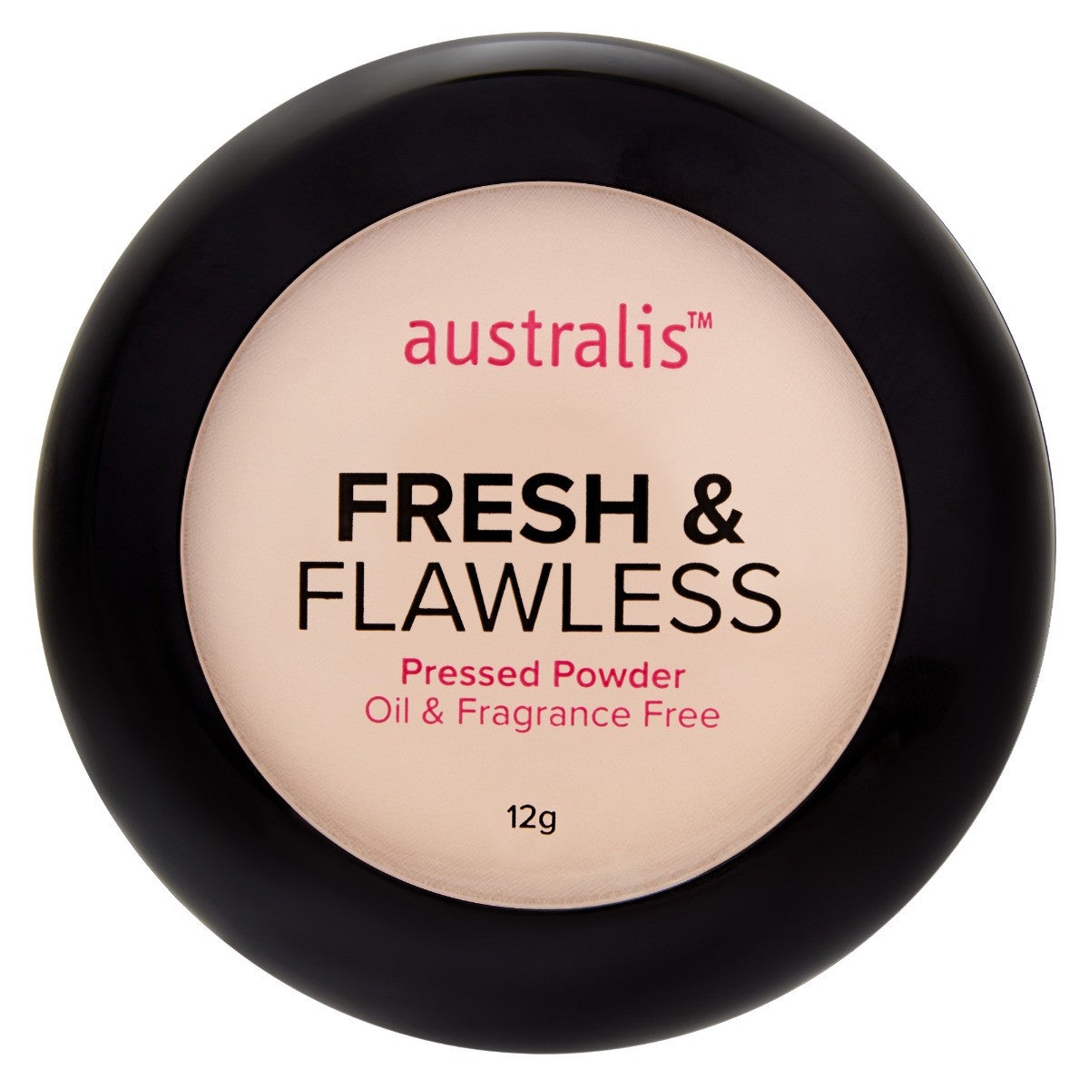Australis AC Fresh and Flawless Pressed Powder Makeup - Light Beige Matte