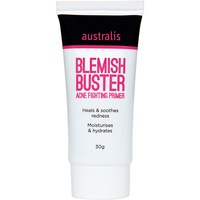 Australis Blemish Buster Face Acne Fighting Moisturising Foundation Primer Argan Oil 30g