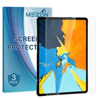 [3 Pack] Apple iPad Pro 11" 2018 Ultra Clear Film Screen Protector by MEZON – Face ID Compatible, Case and Pencil Friendly (iPad Pro 11", Clear)